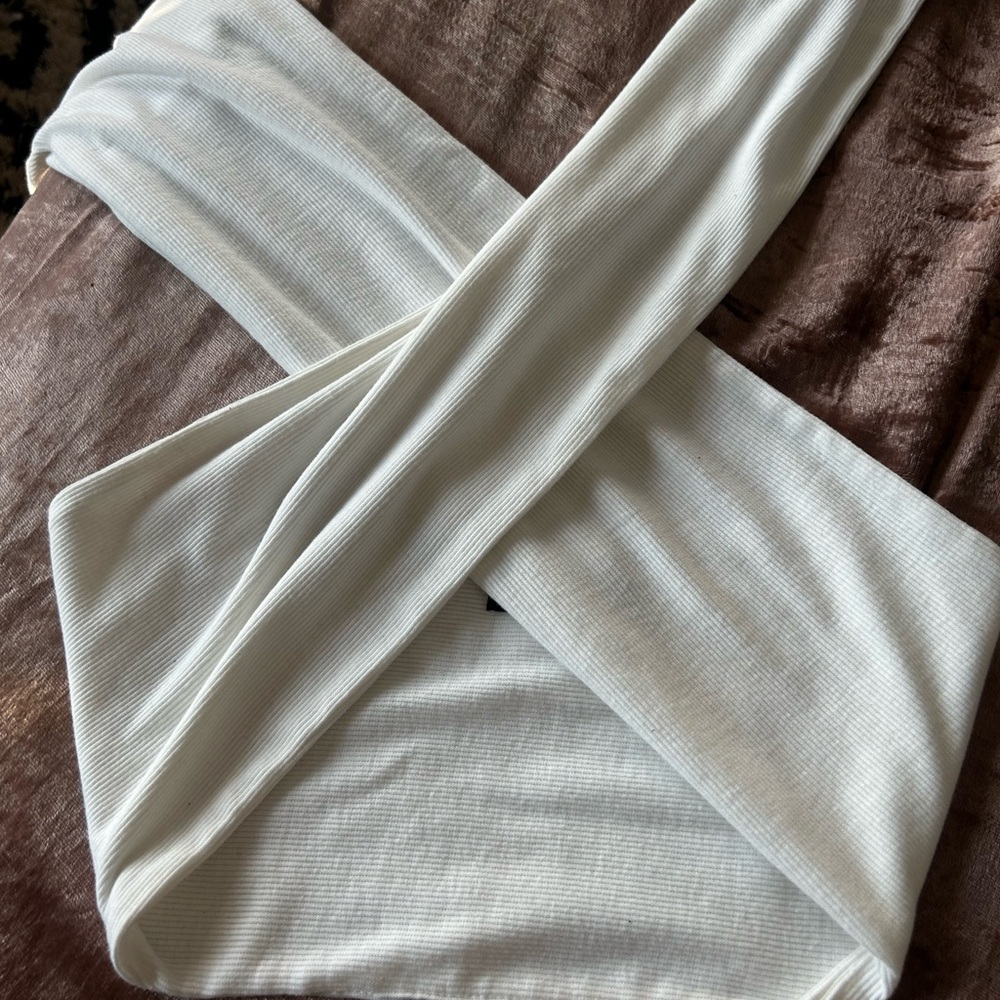 White Halter Top